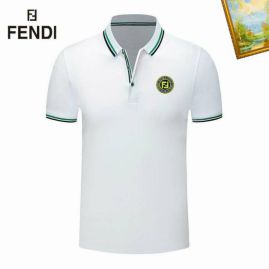 Picture of Fendi Polo Shirt Short _SKUFendiM-3XL25tn4320188